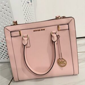Michael Kors Light Pink Satchel Bag